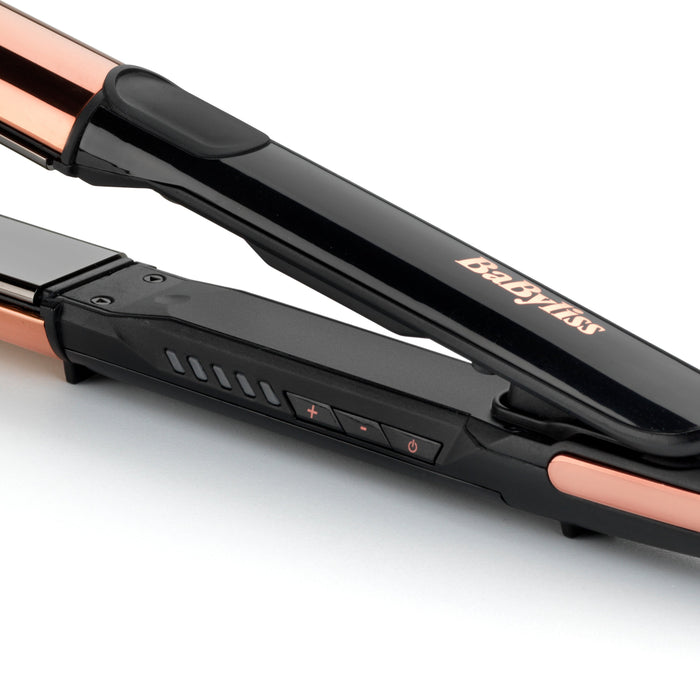 EAN 3030050153385 - BaByliss Straight & Curl Brilliance Rizador de pelo Caliente Negro, Rosa 48 W 3 m imagen 13