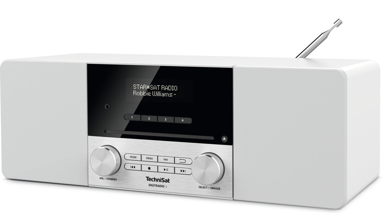 EAN 4019588139138 - TechniSat DIGITRADIO 3 Personal Analógico y digital Acero inoxidable, Blanco imagen 4