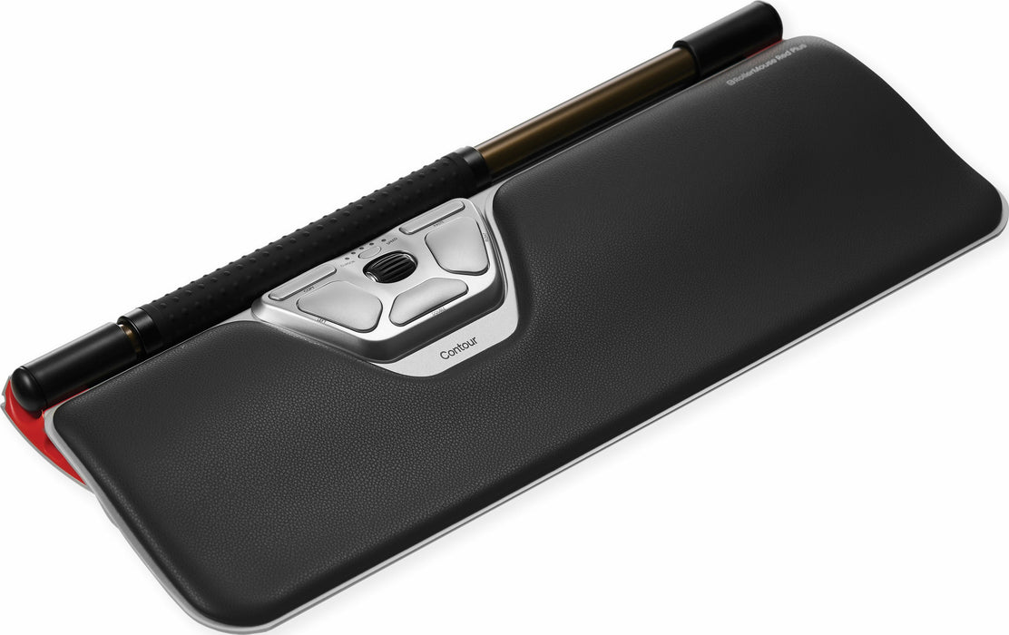 EAN 0743870003923 - Contour Design RollerMouse Red Plus ratón Oficina Bluetooth + USB Type-C 2800 DPI imagen 7