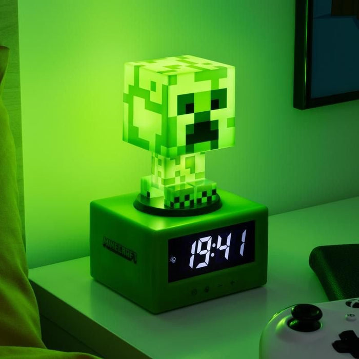EAN 5056577711165 - Paladone Creeper Icon Reloj despertador digital Verde imagen 1