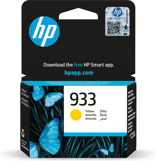 EAN 0195122139995 - HP 933 Yellow Officejet Ink Cartridge cartucho de tinta 1 pieza(s) Rendimiento estándar imagen 1