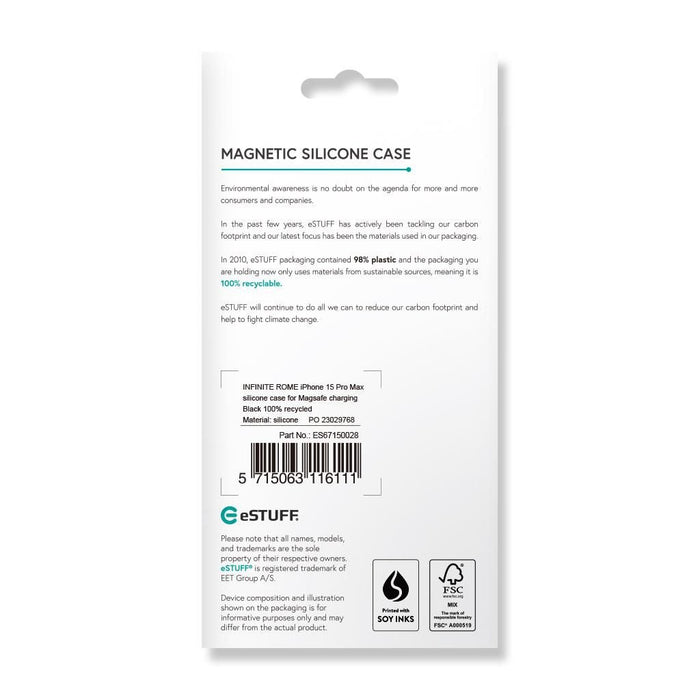 EAN 5715063264317 - eSTUFF ES67150033-BULK funda para teléfono móvil 15,5 cm (6.1") Negro imagen 9