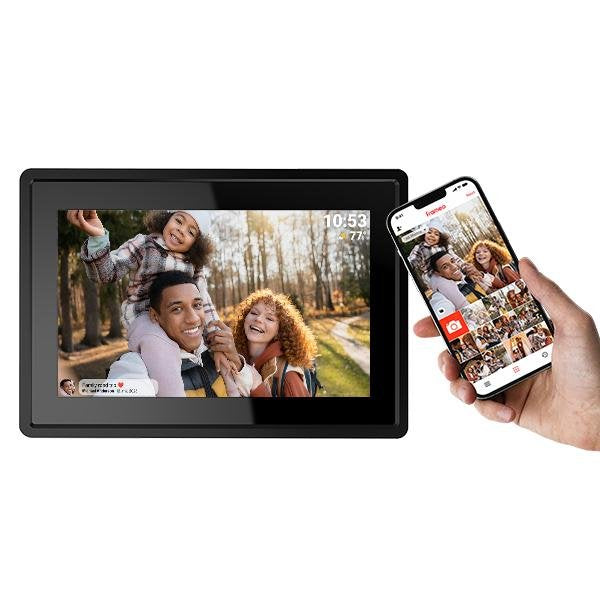 EAN 5706751075070 - Denver PFF-725B marco fotográfico digital Negro 17,8 cm (7") Pantalla táctil Wifi imagen 5