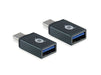 EAN 4015867223123 - Conceptronic DONN03G cambiador de género para cable USB 3.1 Gen 1 Type-C USB 3.1 Gen 1 Type-A Negro imagen 1