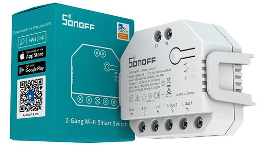 EAN 6920075775402 - Sonoff Dual R3 Inalámbrico y alámbrico Blanco imagen 1