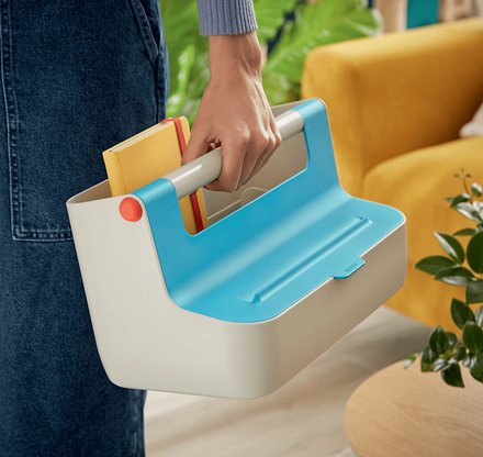 EAN 4002432126200 - Leitz 61250061 caja de almacenaje Rectangular Acrilonitrilo butadieno estireno (ABS) Azul, Blanco imagen 4