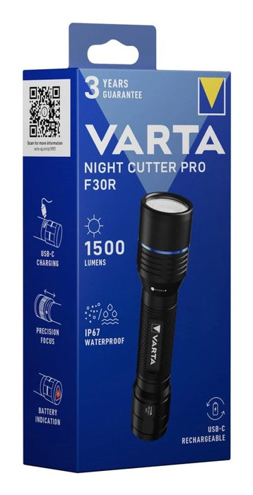 EAN 4008496082322 - Varta Night Cutter Pro F30R Negro Linterna de mano LED imagen 1