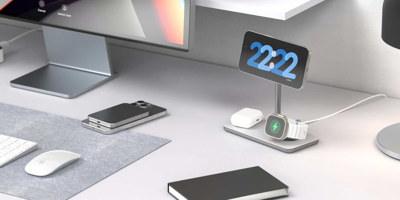 EAN 8720574622683 - LINQ LQ48038 cargador de dispositivo móvil Auriculares, Reloj inteligente Plata, Blanco Corriente alterna imagen 26