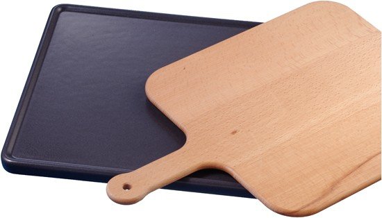 EAN 4242002381800 - Bosch HEZ327000 tabla de cocina para cortar Metal, Madera Negro imagen 1