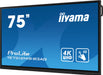 EAN 4948570123704 - iiyama TE7512MIS-B3AG pantalla de señalización Diseño de quiosco 190,5 cm (75") LCD Wifi 400 cd / m² 4K U imagen 4