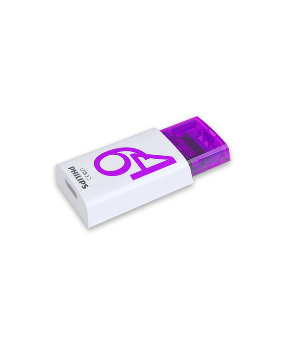 EAN 4895229114999 - Philips Click unidad flash USB 64 GB USB Tipo C 3.2 Gen 1 (3.1 Gen 1) Violeta, Blanco imagen 3