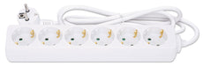 EAN 0766623168304 - Manhattan 168304 base múltiple 2 m 6 salidas AC Interior Blanco imagen 5