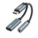 EAN 5715063180266 - Microconnect MC-USBC-AUDIOCF adaptador de cable de vídeo 0,13 m Plata imagen 1