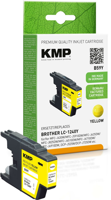 EAN 4011324370805 - KMP B59Y cartucho de tinta 1 pieza(s) Compatible Amarillo imagen 1