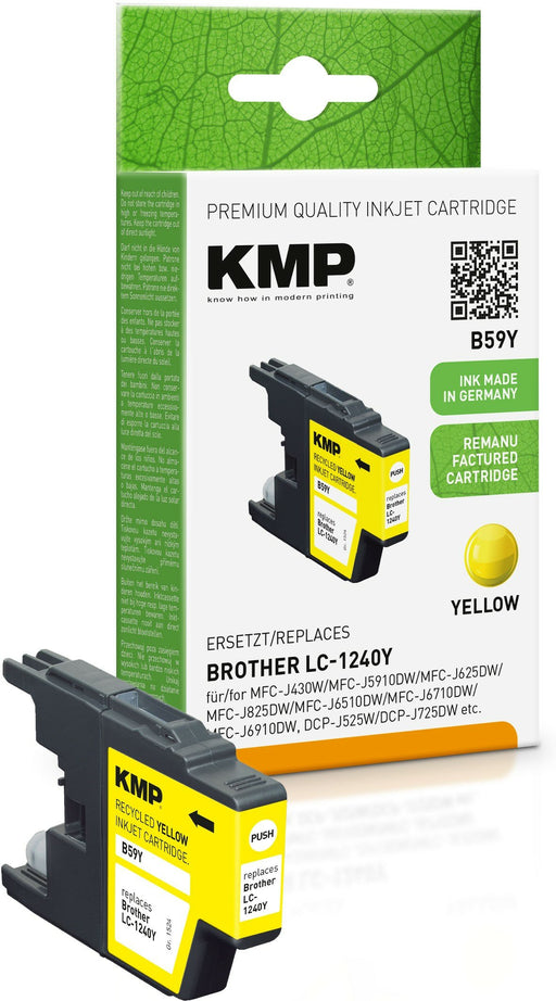EAN 4011324370805 - KMP B59Y cartucho de tinta 1 pieza(s) Compatible Amarillo imagen 1