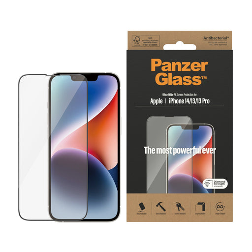 EAN 5711724027710 - PanzerGlass ® Screen Protector iPhone 14 | 13 | 13 Pro | Ultra-Wide Fit Protector de pantalla Apple 1 pie imagen 2