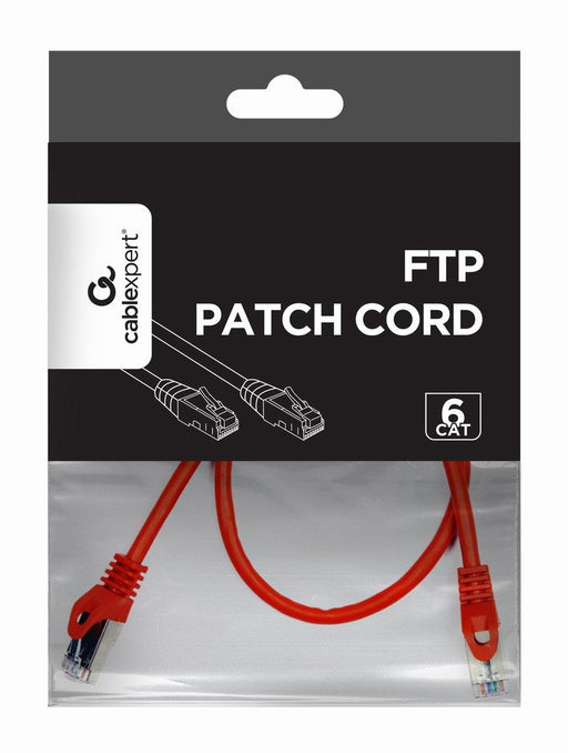 EAN 8716309101707 - Gembird PP6-0.5M/R cable de red Rojo 0,5 m Cat6 F/UTP (FTP) imagen 2