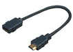 EAN 5712505641651 - Vivolink PROHDMIADAPHDMIF cable HDMI 0,2 m HDMI tipo A (Estándar) Negro imagen 1