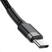 EAN 6953156285231 - Baseus Cafule cable USB 2 m USB C Negro, Gris imagen 3