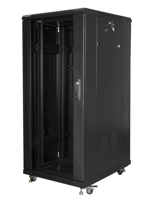EAN 5901969430387 - Lanberg FF01-6827-12BL armario rack 27U Rack o bastidor independiente Negro imagen 1
