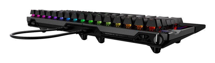 EAN 4711636056076 - ASUS ROG Falcata teclado Juego USB + RF Wireless + Bluetooth Negro imagen 7