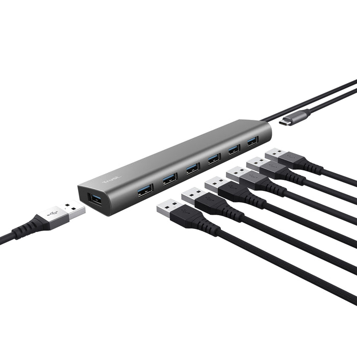 EAN 8713439249675 - Trust Halyx USB 3.2 Gen 1 (3.1 Gen 1) Type-A 5000 Mbit/s Plata imagen 3