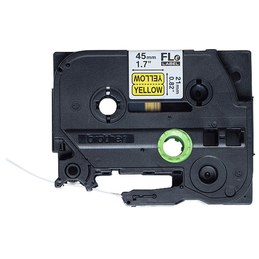 EAN 4977766769662 - Brother FLE-6511 cinta para impresora de etiquetas Negro sobre amarillo imagen 2