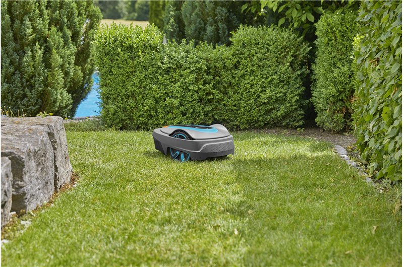 EAN 4066407503441 - Gardena 19605-60 cortadora de césped Robot cortacésped Batería Negro, Verde, Gris imagen 4