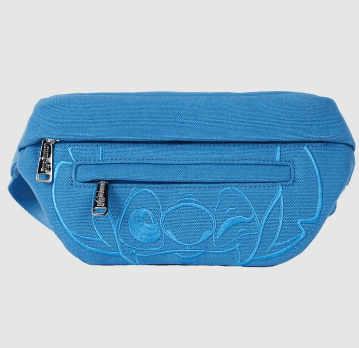 EAN 0671803540156 - Loungefly Stitch Ohana Canvas Convertible riñonera Azul imagen 1