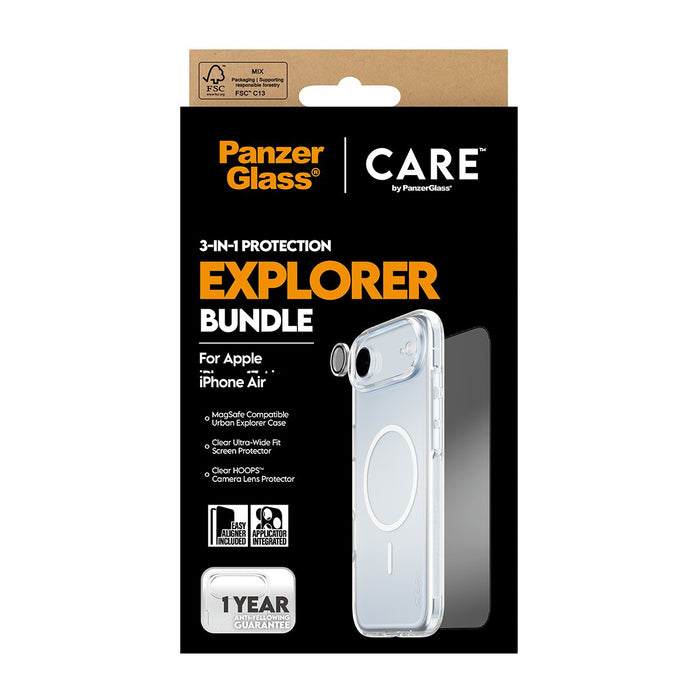 EAN 5715685027383 - PanzerGlass ® | CARE by ® 3-in-1 Flagship Explorer Bundle iPhone Air Protector de pantalla Apple 1 pieza( imagen 3