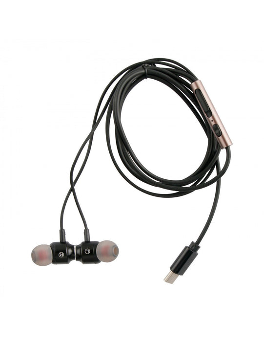 EAN 8426801154520 - Muvit M1C Auriculares Alámbrico Dentro de oído Llamadas/Música USB Tipo C Negro imagen 3