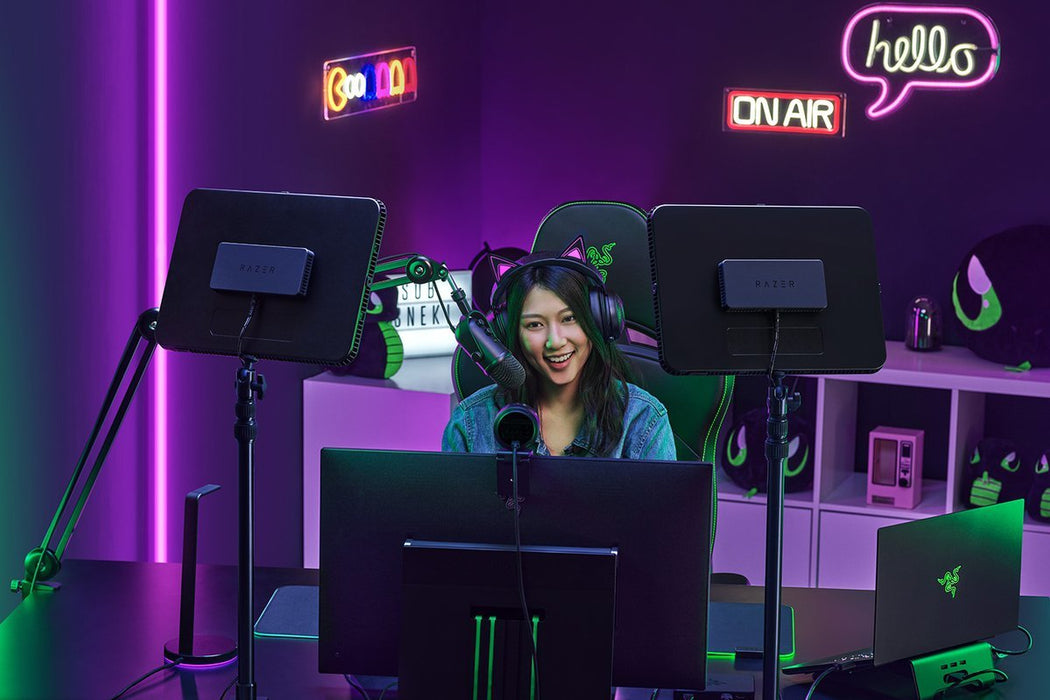 EAN 8886419377597 - Razer Key Light lámpara de mesa E Cromo imagen 4