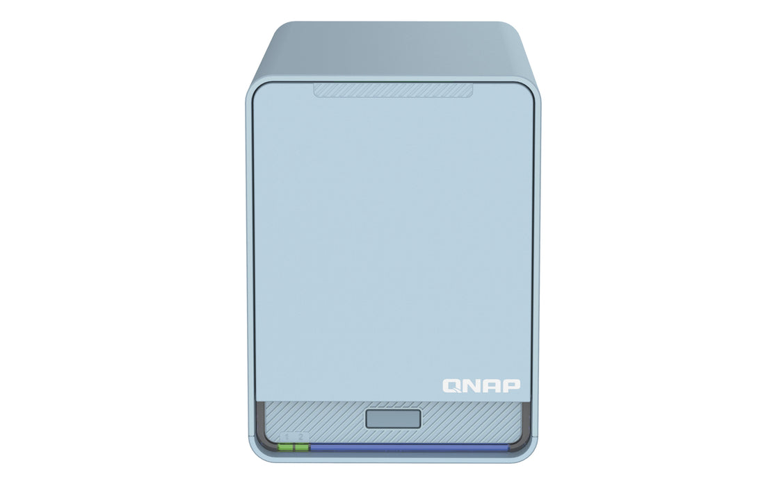 EAN 4713213518243 - QNAP QMiroPlus-201W NAS Escritorio Intel® Celeron® J4125 4 GB DDR4 0 TB QNAP Turbo System Azul imagen 2
