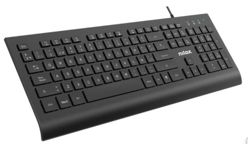EAN 8431775035140 - Nilox NXKBE000014 teclado Oficina USB Español Negro imagen 2