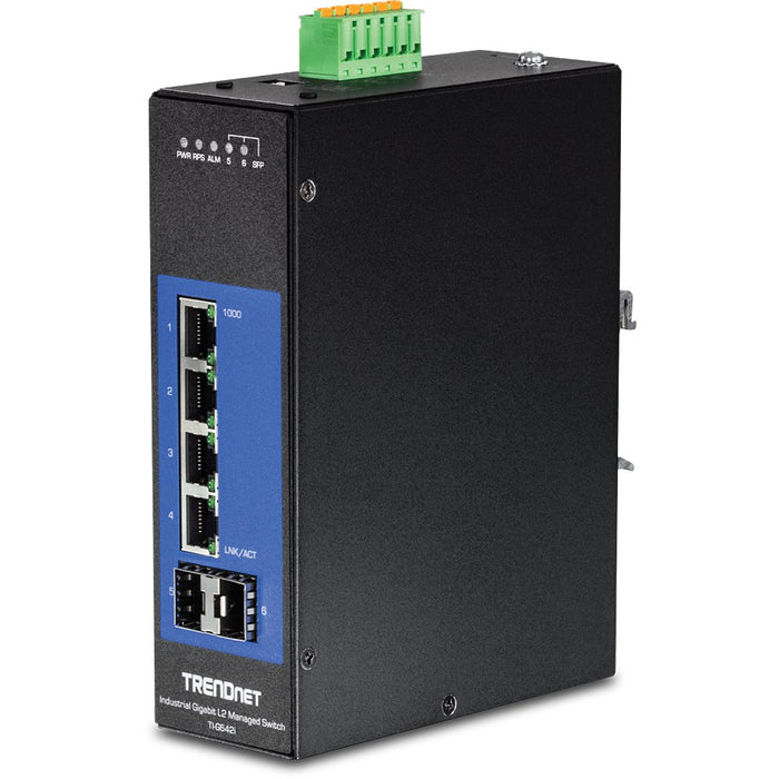 EAN 0710931161540 - Trendnet TI-G642i Gestionado L2 Gigabit Ethernet (10/100/1000) Negro imagen 1