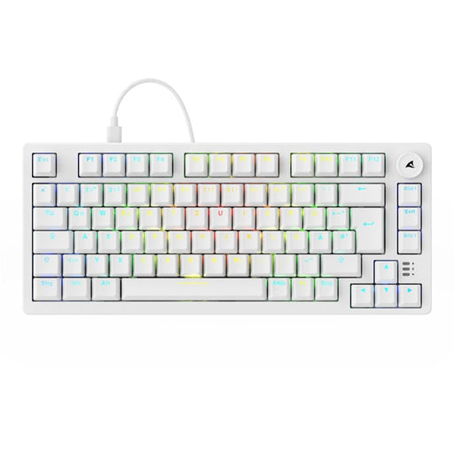 EAN 4044951041817 - Sharkoon SGK25 teclado Hogar USB QWERTZ Alemán Blanco imagen 2