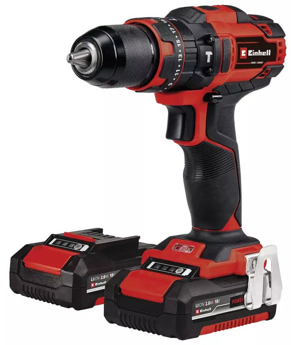 EAN 4006825658743 - Einhell TE-CD 18/40 24000 RPM Sin llave 1,46 kg Negro, Rojo imagen 1