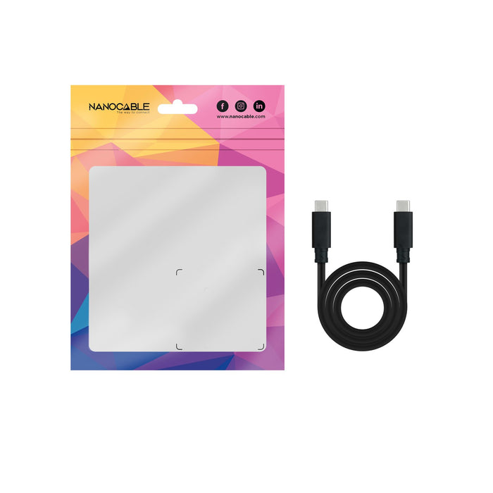 EAN 8433281012462 - Nanocable 10.01.4100 cable USB USB 3.2 Gen 2 (3.1 Gen 2) 0,5 m USB C imagen 4
