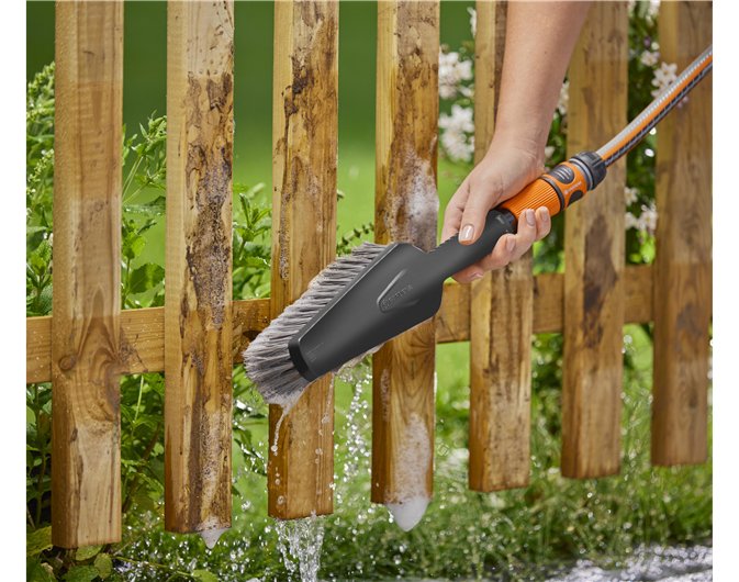 EAN 4066407002487 - Gardena 18841-20 pistola de pulverización de agua o boquilla Boquilla de lavado Gris, Naranja imagen 3