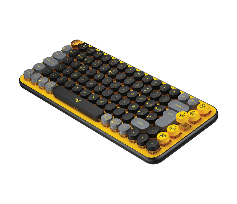 EAN 5099206101272 - Logitech 920-010728 teclado Universal RF Wireless + Bluetooth QWERTY Español Negro, Gris, Amarillo imagen 4