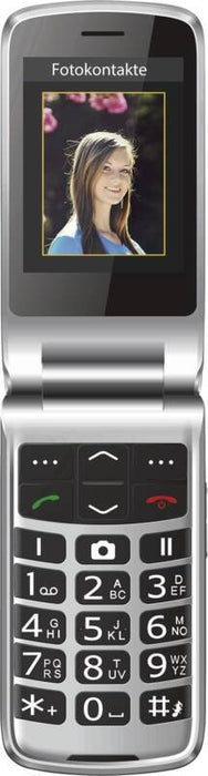 EAN 9120124824168 - Beafon SL645 7,11 cm (2.8") 117 g Negro, Plata Teléfono con cámara imagen 1