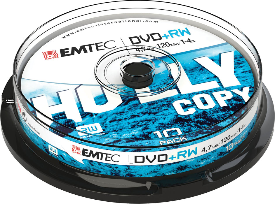 EAN 3126170114891 - Emtec ECOVPRW47104CB DVD en blanco 4,7 GB DVD+RW 10 pieza(s) imagen 1