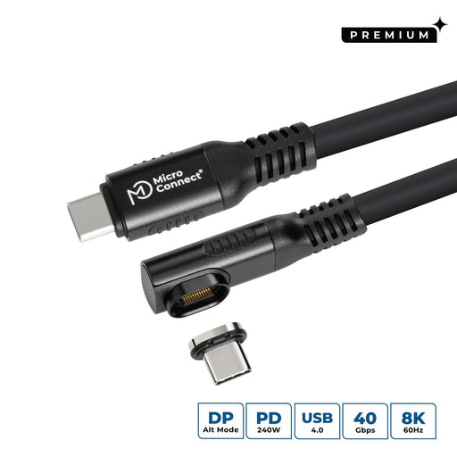 EAN 5715328135567 - Microconnect MC-LS-USB4CC0.15-A cable USB USB4 Gen 3x2 0,15 m USB C Negro imagen 1