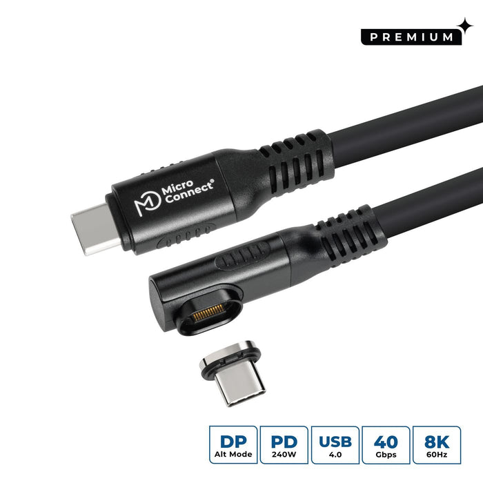 EAN 5715328135567 - Microconnect MC-LS-USB4CC0.15-A cable USB USB4 Gen 3x2 0,15 m USB C Negro imagen 1