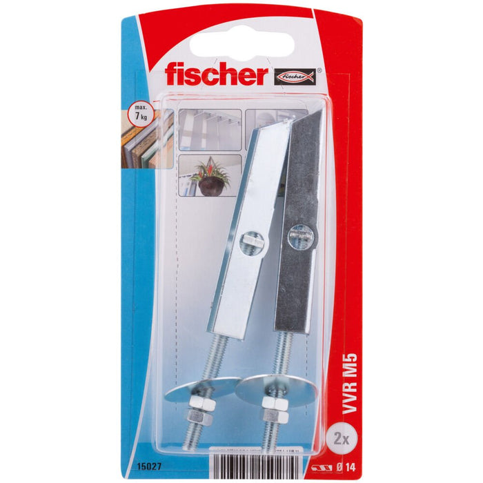 EAN 8413159150274 - Fischer 15027 tornillo de anclaje y taco 2 pieza(s) Juego de enchufes de pared y tornillos imagen 1