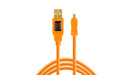 EAN 0818307013544 - Tether Tools CU8015-ORG cable USB USB 2.0 4,6 m USB A Mini-USB B Naranja imagen 1