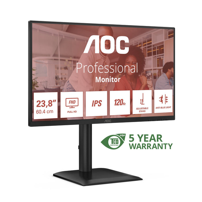 EAN 4038986142779 - AOC 24E4U pantalla para PC 60,5 cm (23.8") 1920 x 1080 Pixeles Full HD LED Negro imagen 2