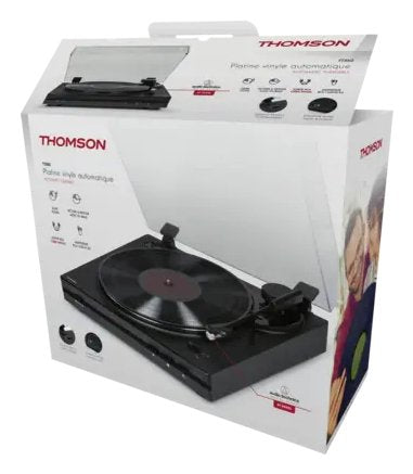EAN 3499550386981 - Thomson TT350 Tocadiscos de tracción por correa Negro Manual imagen 3