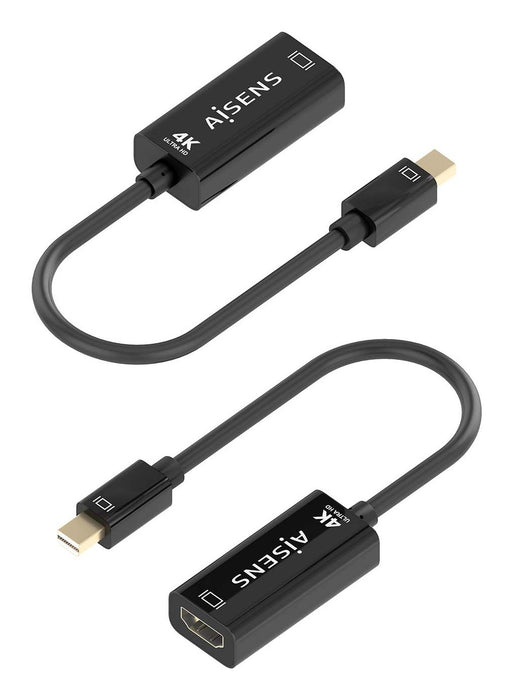 EAN 8435739902202 - AISENS A125-0904 adaptador de cable de vídeo 0,15 m Mini DisplayPort HDMI tipo A (Estándar) imagen 3