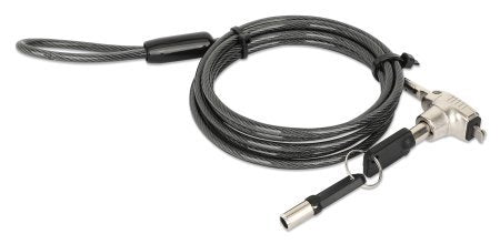 EAN 0766623440486 - Manhattan 440486 cable antirrobo Negro, Translúcido 1,8 m imagen 6